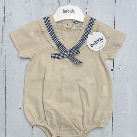 Babidu beige romper 