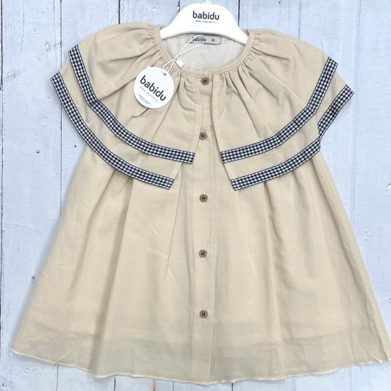 BABIDU BEIGE OLDER GIRL DRESS