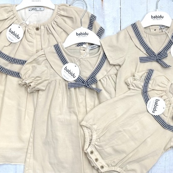 Babidu beige romper 