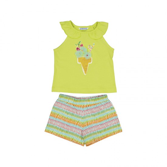 Mayoral ice cream shorts set