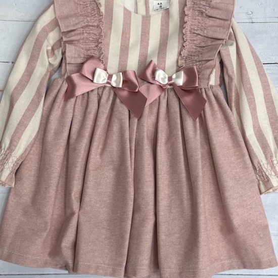 Rose stripe dress