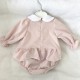 Deolinda Pink cord bow romper