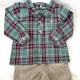 Babidu Green tartan short set.