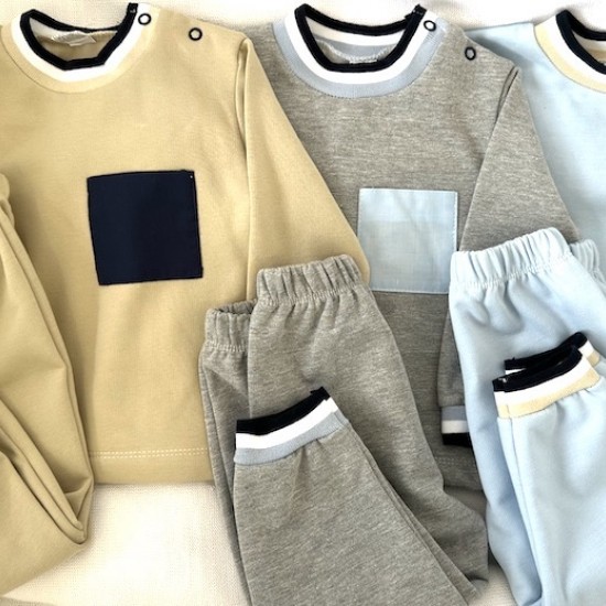 Boys tracksuits with Patch pocket