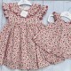 DEOLINDA RED CHERRY YOUNGER GIRL DRESS