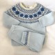 Ls Blue heavy knit