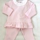 LS pink frill tracksuit