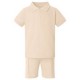 Boy Zip Neck Polo set