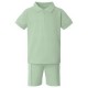 Boy Zip Neck Polo set