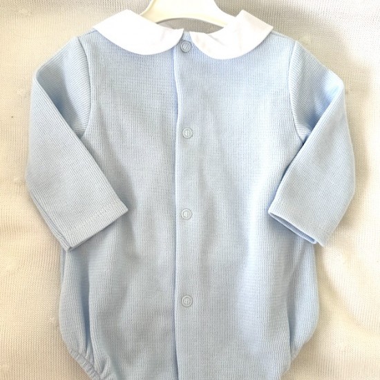 Babidu Baby blue smock romper