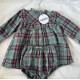 Babidu green tartan dress