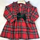 Cala red tartan older dress