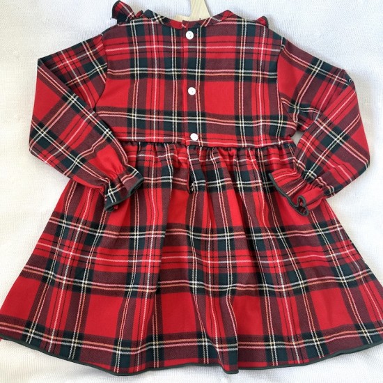 Cala red tartan older dress