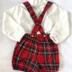 Cala red tartan boy set