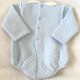 Cala Baby blue quilted romper