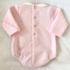 Cala Baby pink quilted romper