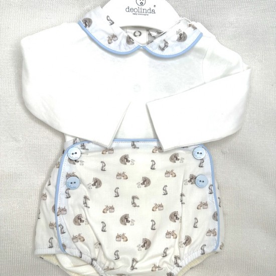 Deolinda - Boys woodland jam pant set