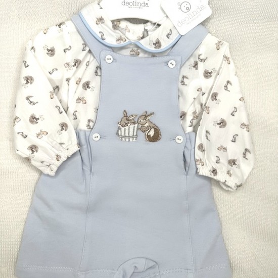 Deolinda - Boy woodland dungarees